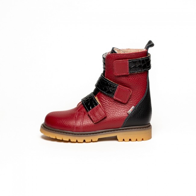 Baby girl red online boots